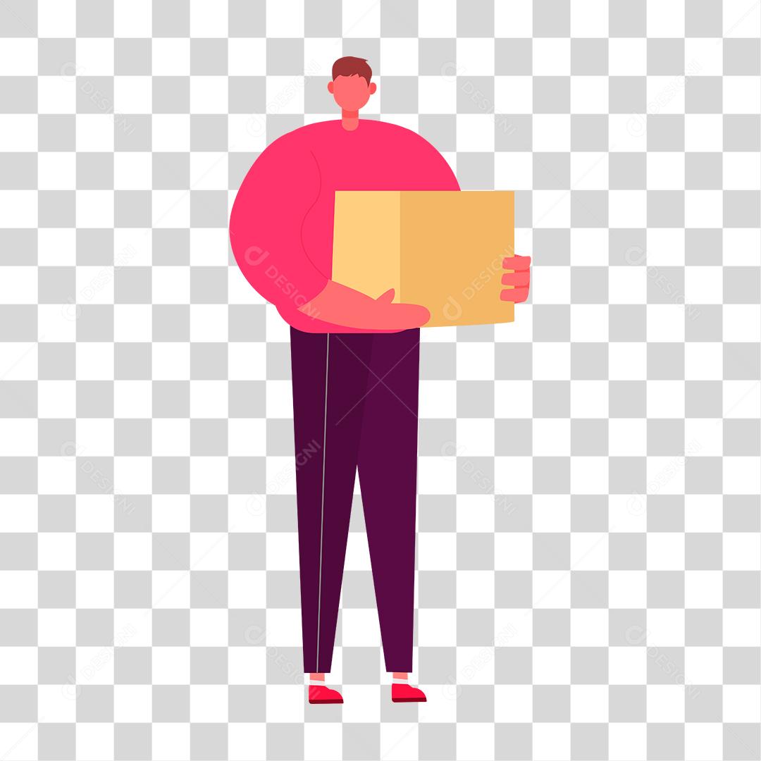 Desenho de um homem representando as profissões