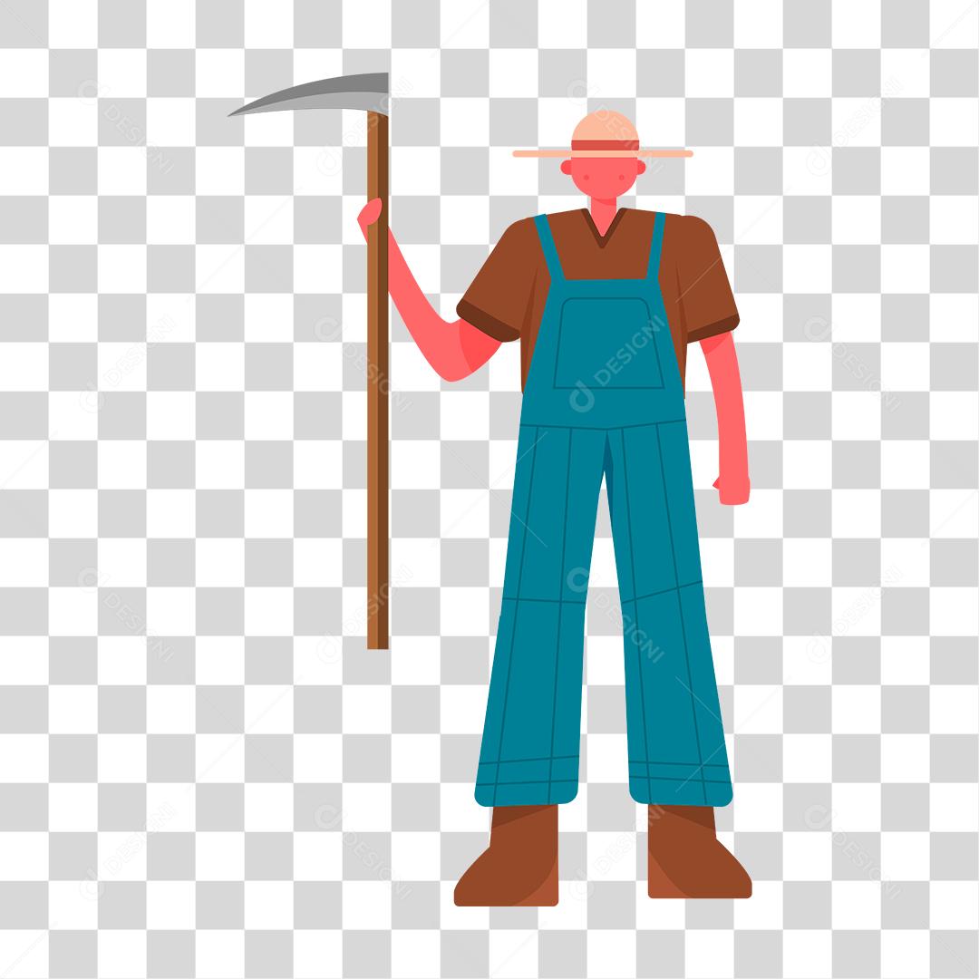 Desenho de um homem representando as profissões