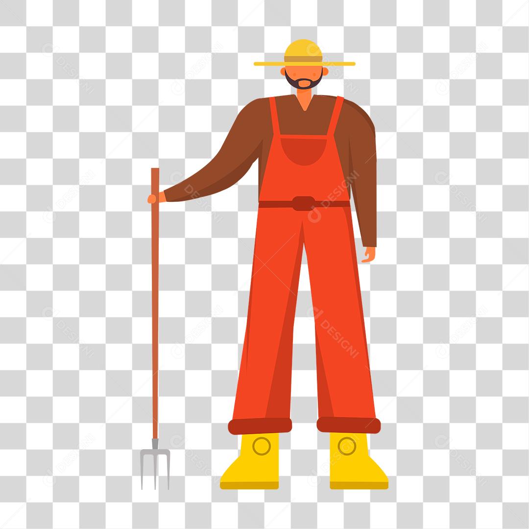 Desenho de um homem representando as profissões