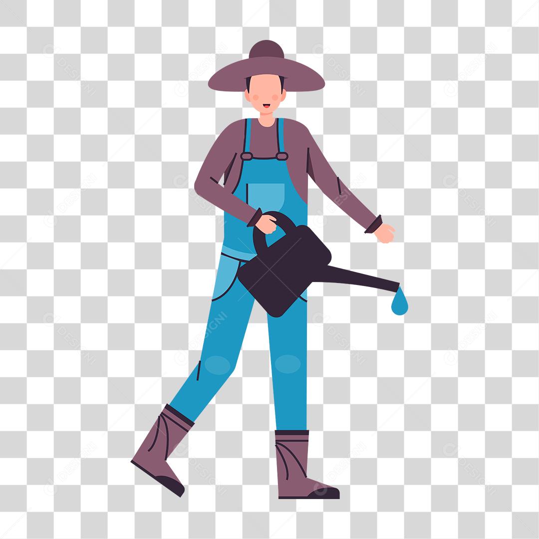 Desenho de um homem representando as profissões