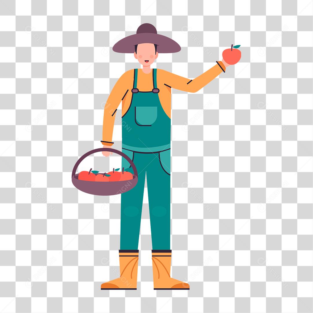 Desenho de um homem representando as profissões