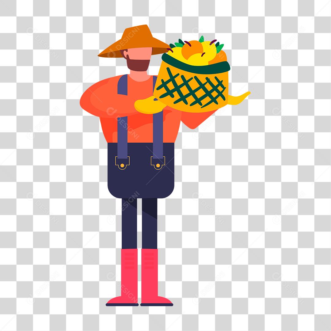 Desenho de um homem representando as profissões