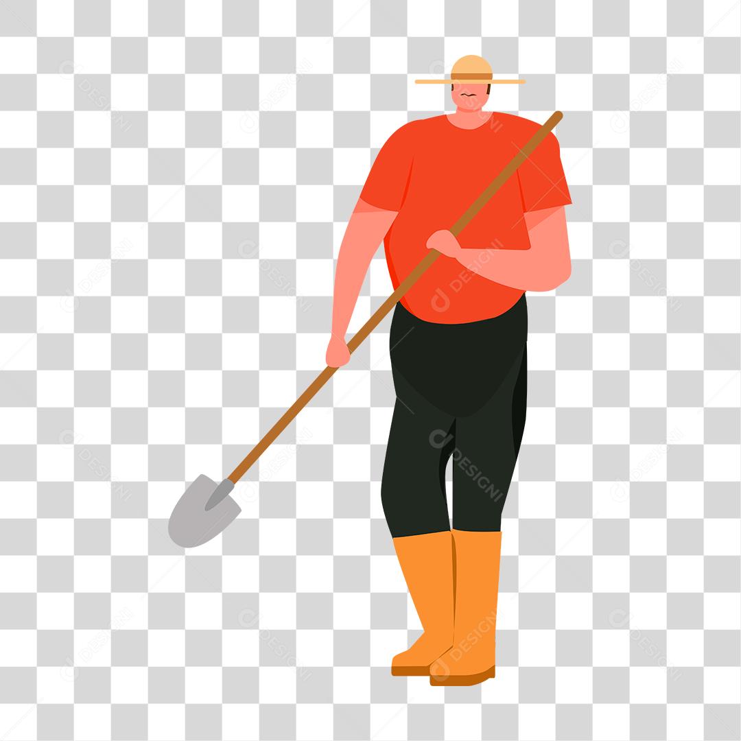 Desenho de um homem representando as profissões