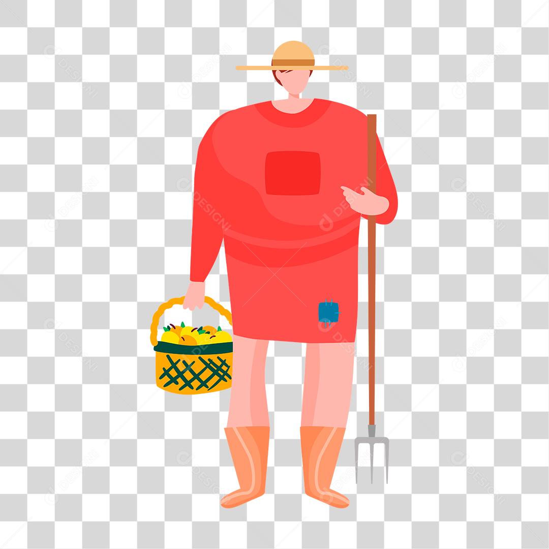 Drawing of a man representing professions