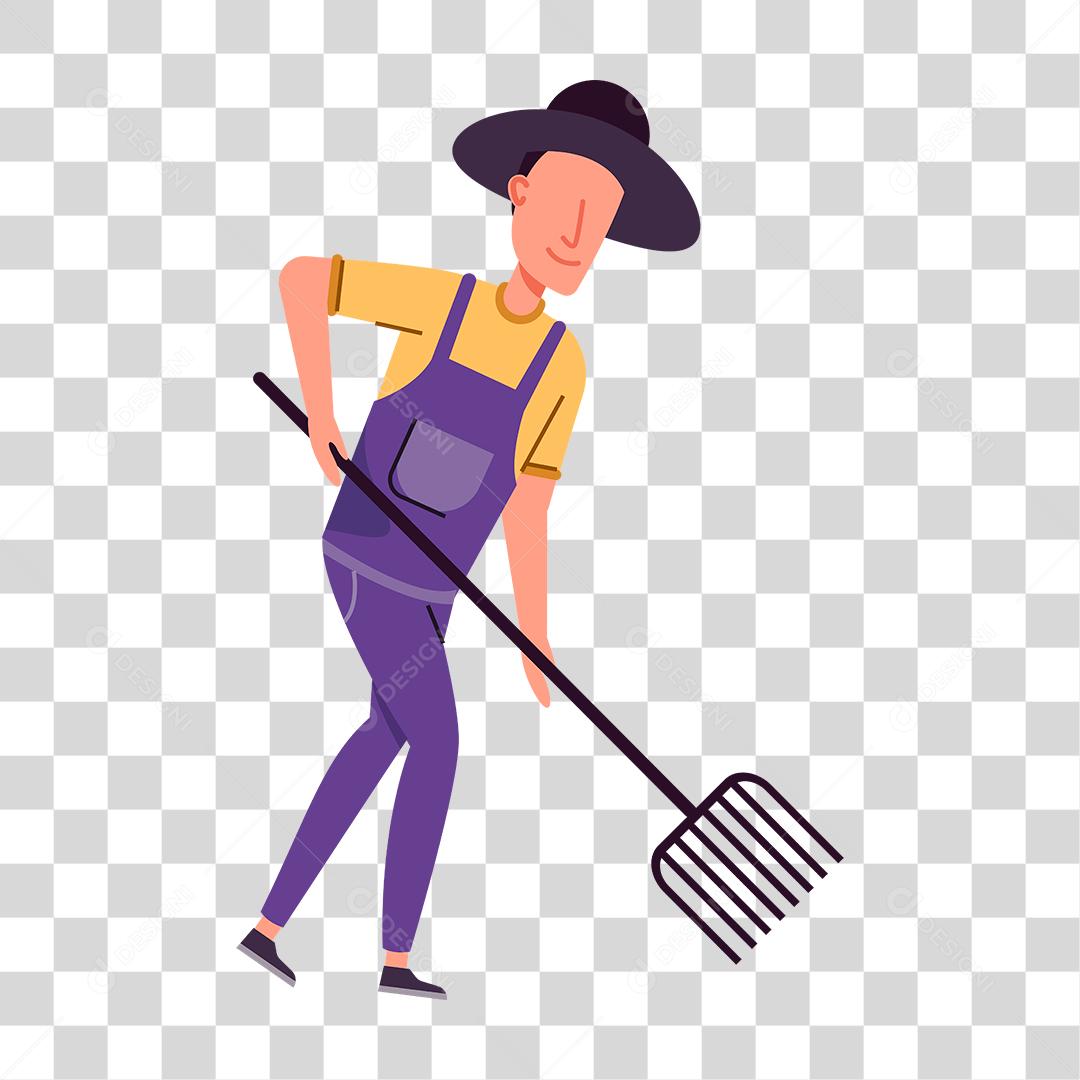 Desenho de um homem representando as profissões