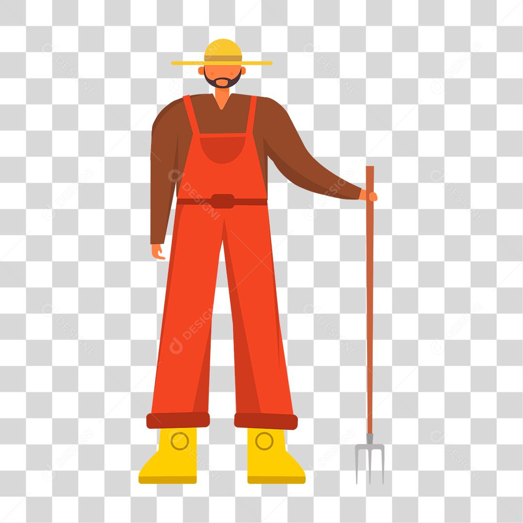 Desenho de um homem representando as profissões