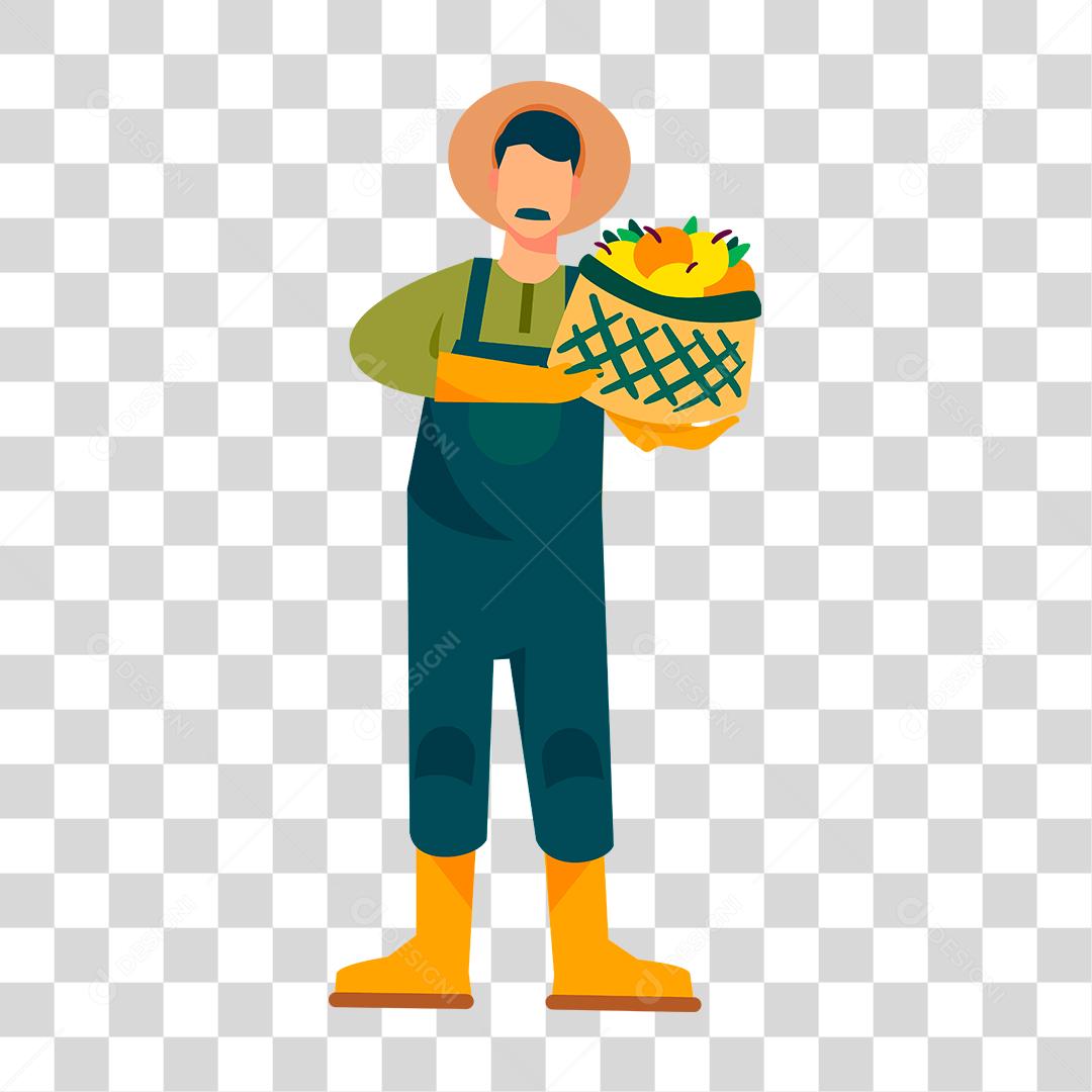 Desenho de um homem representando as profissões