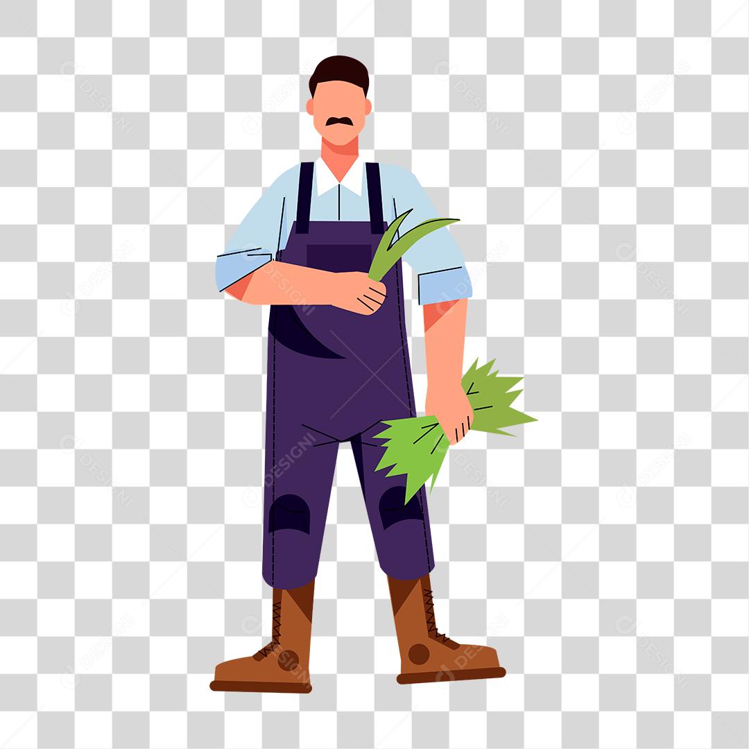 Desenho de um homem representando as profissões