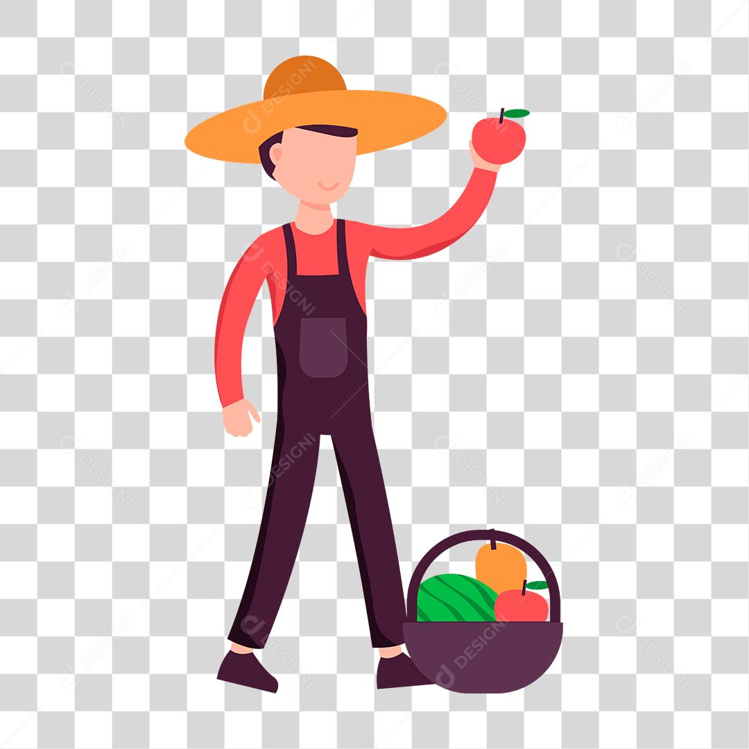 Desenho de um homem representando as profissões