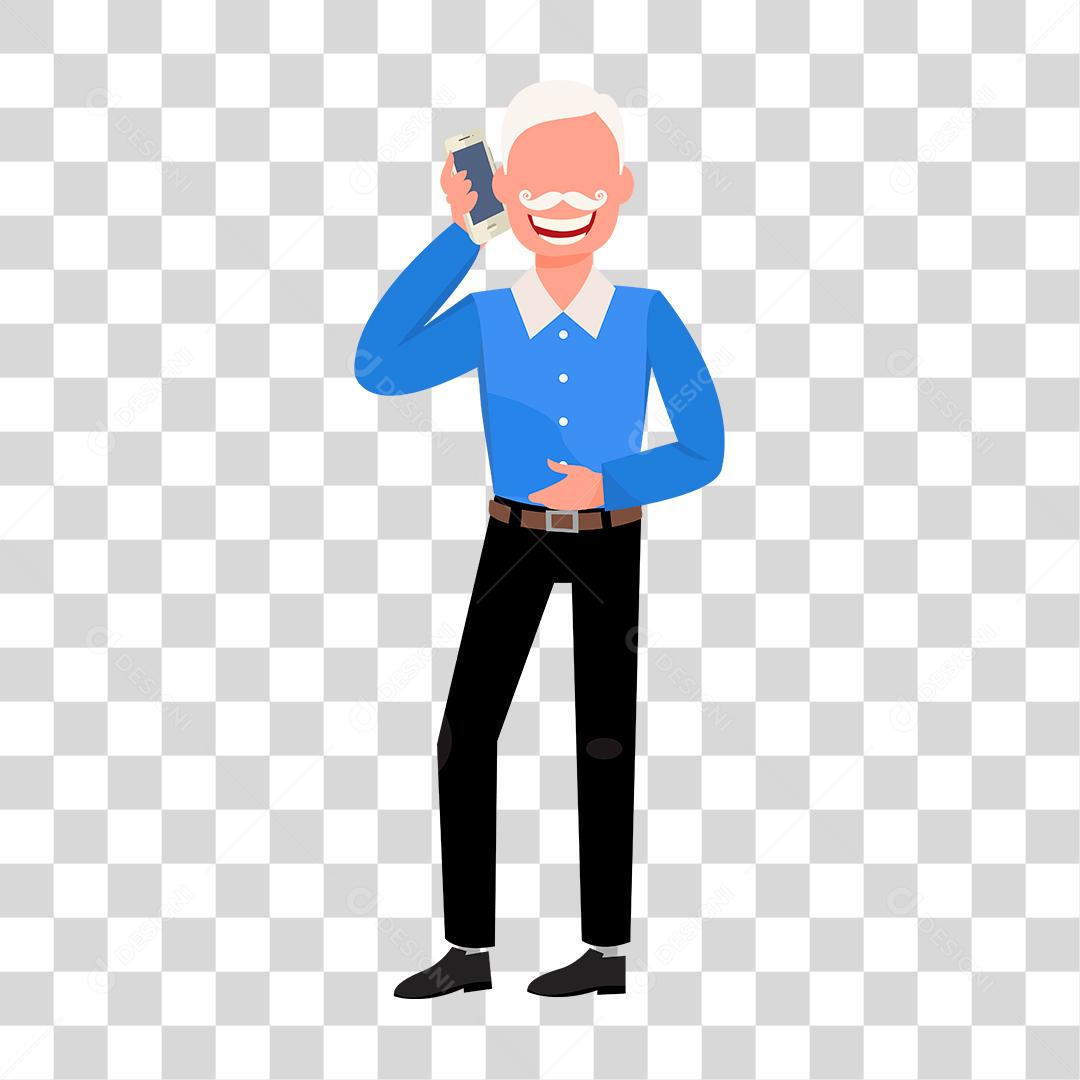 Desenho de um homem representando as profissões