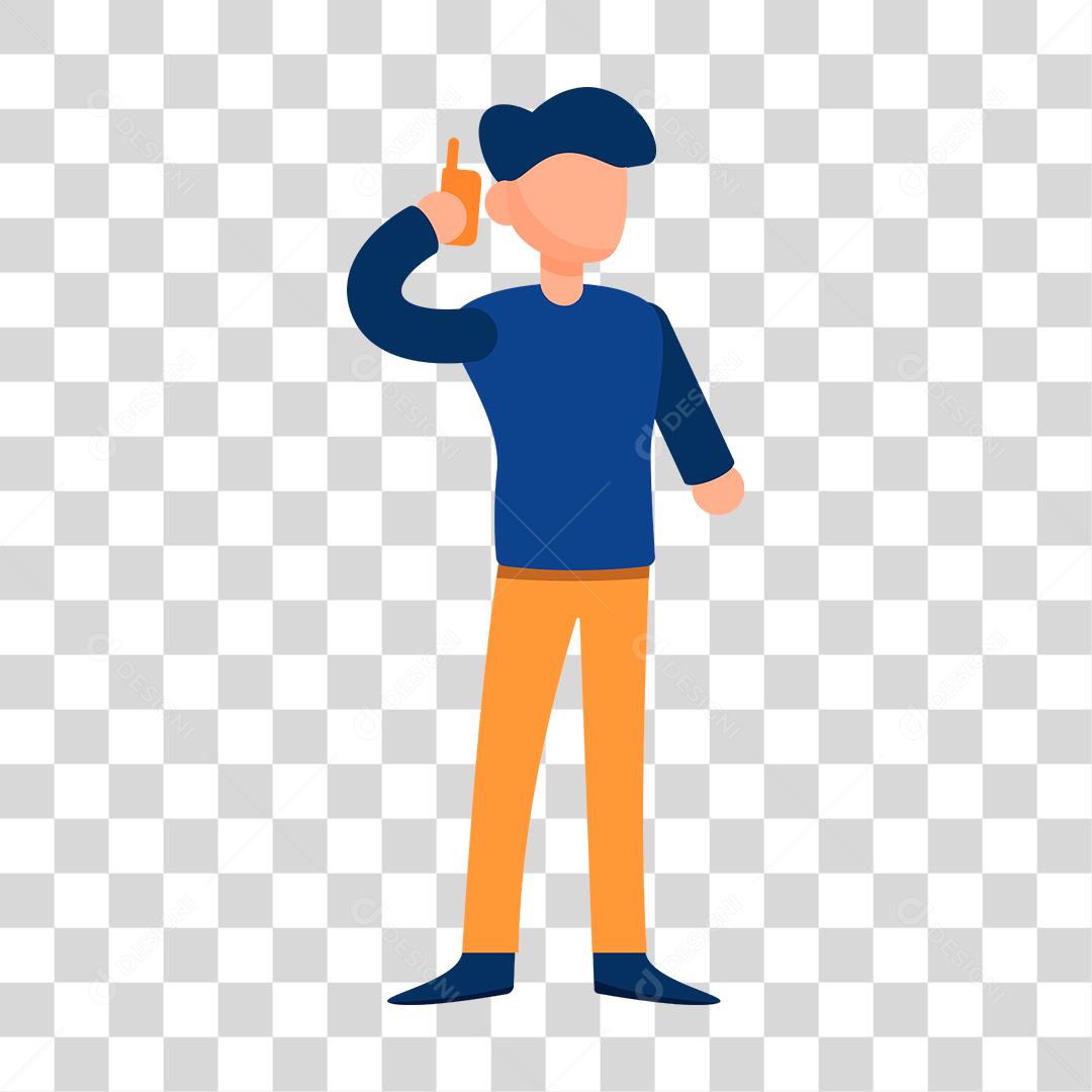 Desenho de homem empresário