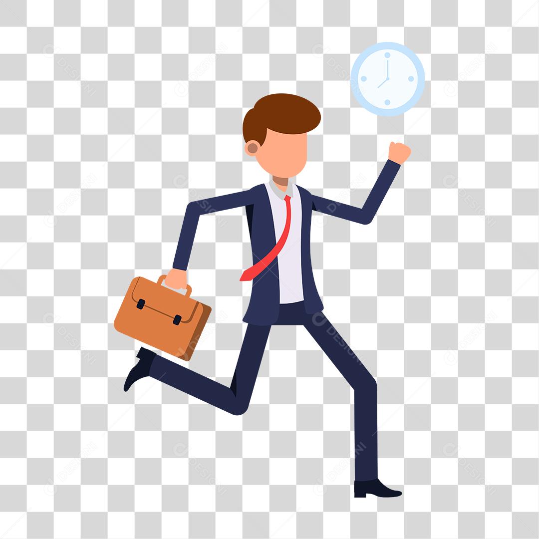 Desenho de homem empresário