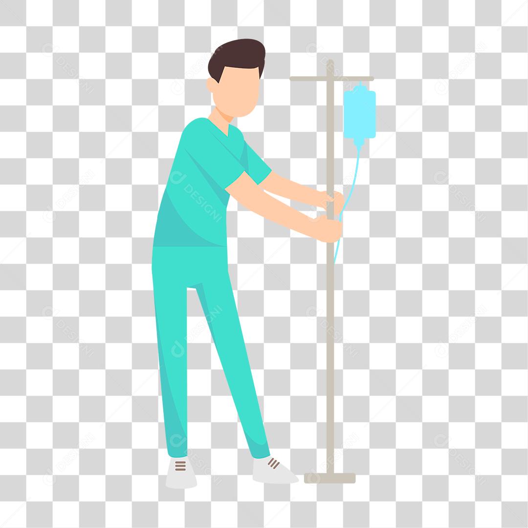 Desenho de enfermeiro hospital