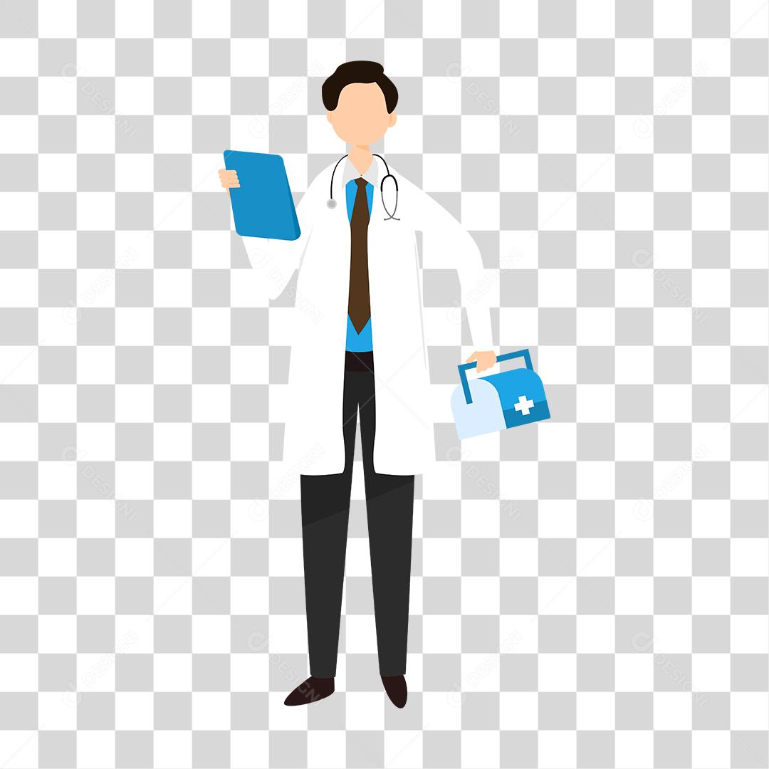 Desenho de medico