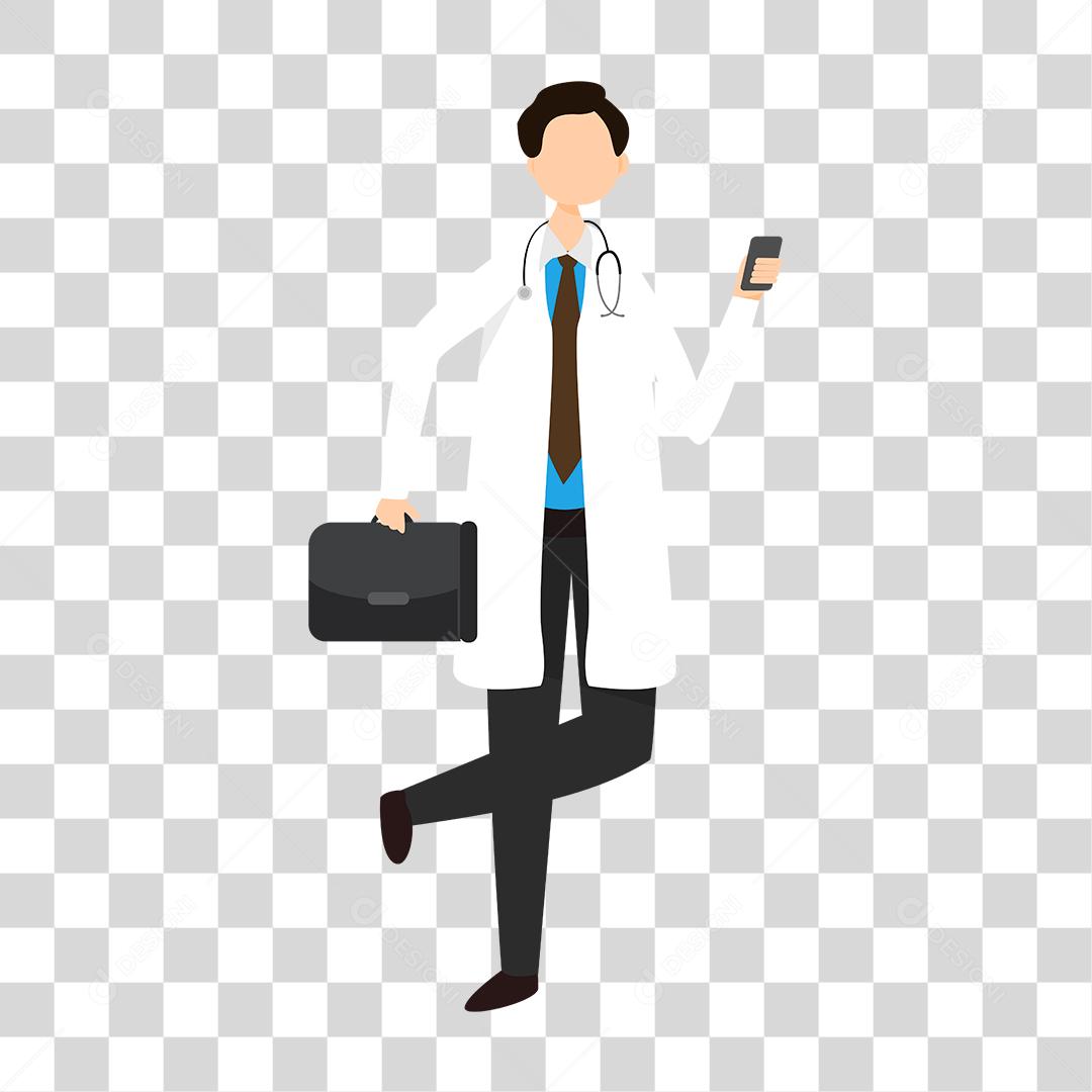 Desenho de medico