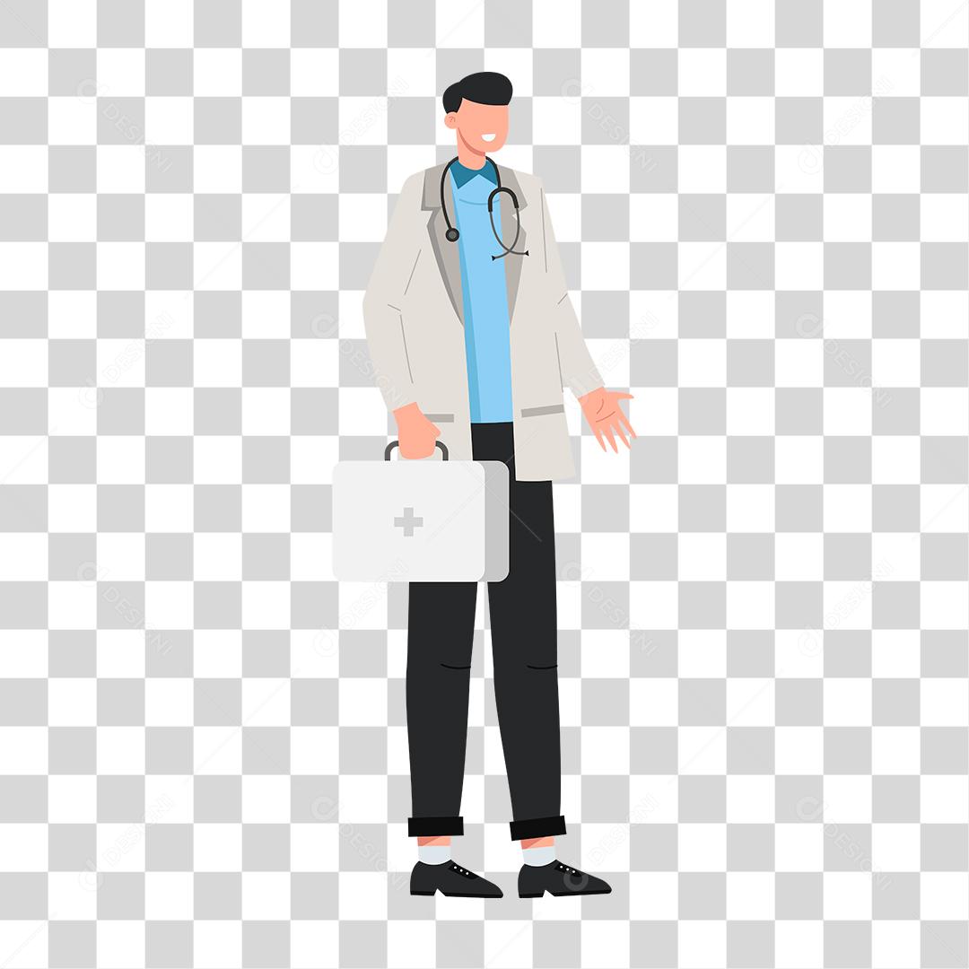 Desenho de medico
