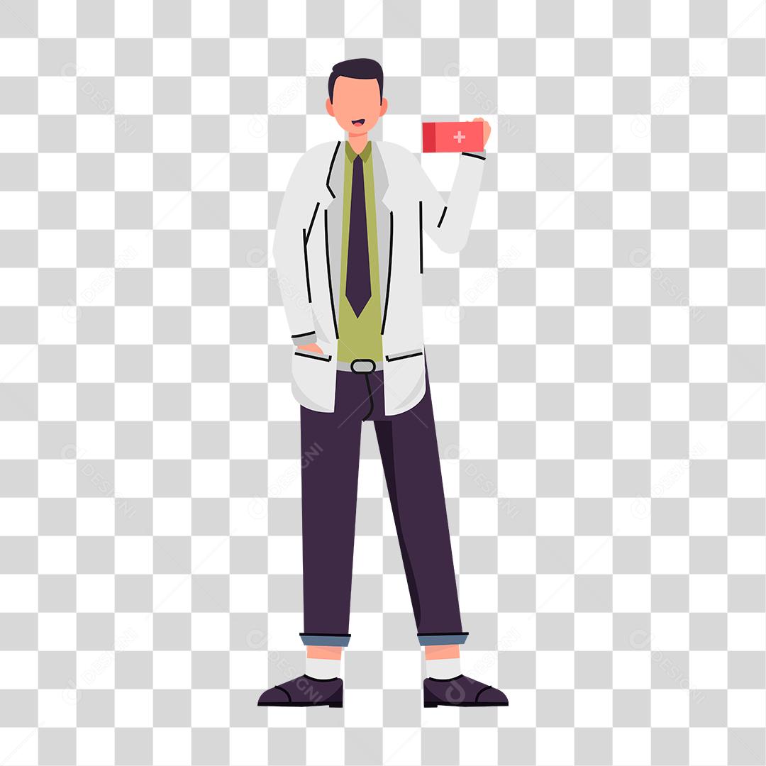 Desenho de medico
