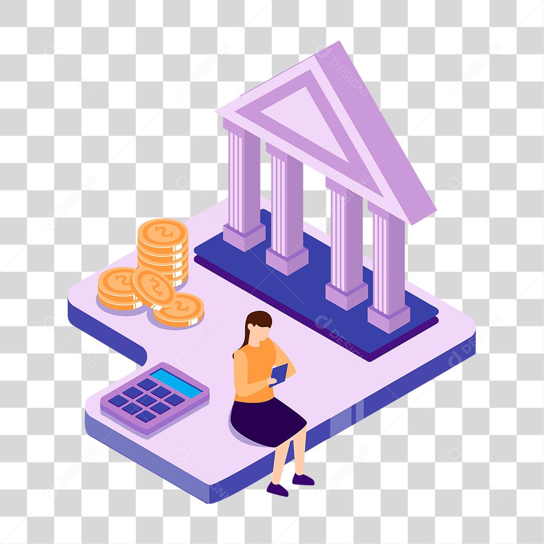 Desenho de homem reunião empresa dinheiro