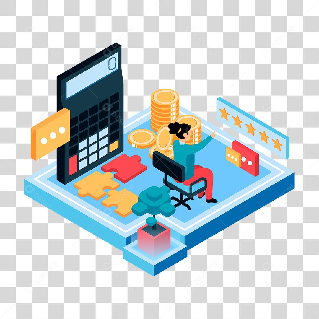 Desenho de homem reunião empresa dinheiro