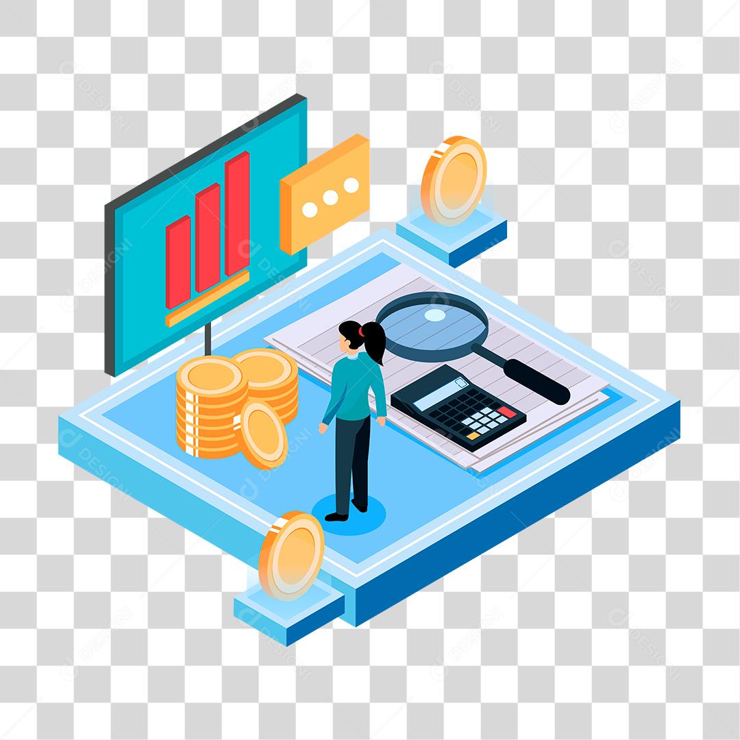 Desenho de homem reunião empresa dinheiro