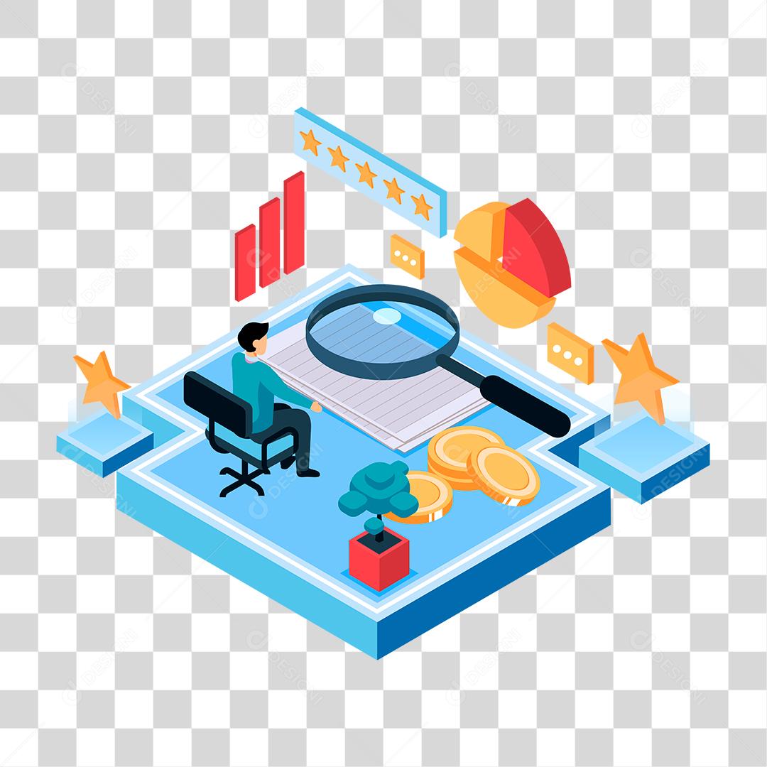 Desenho de homem reunião empresa dinheiro