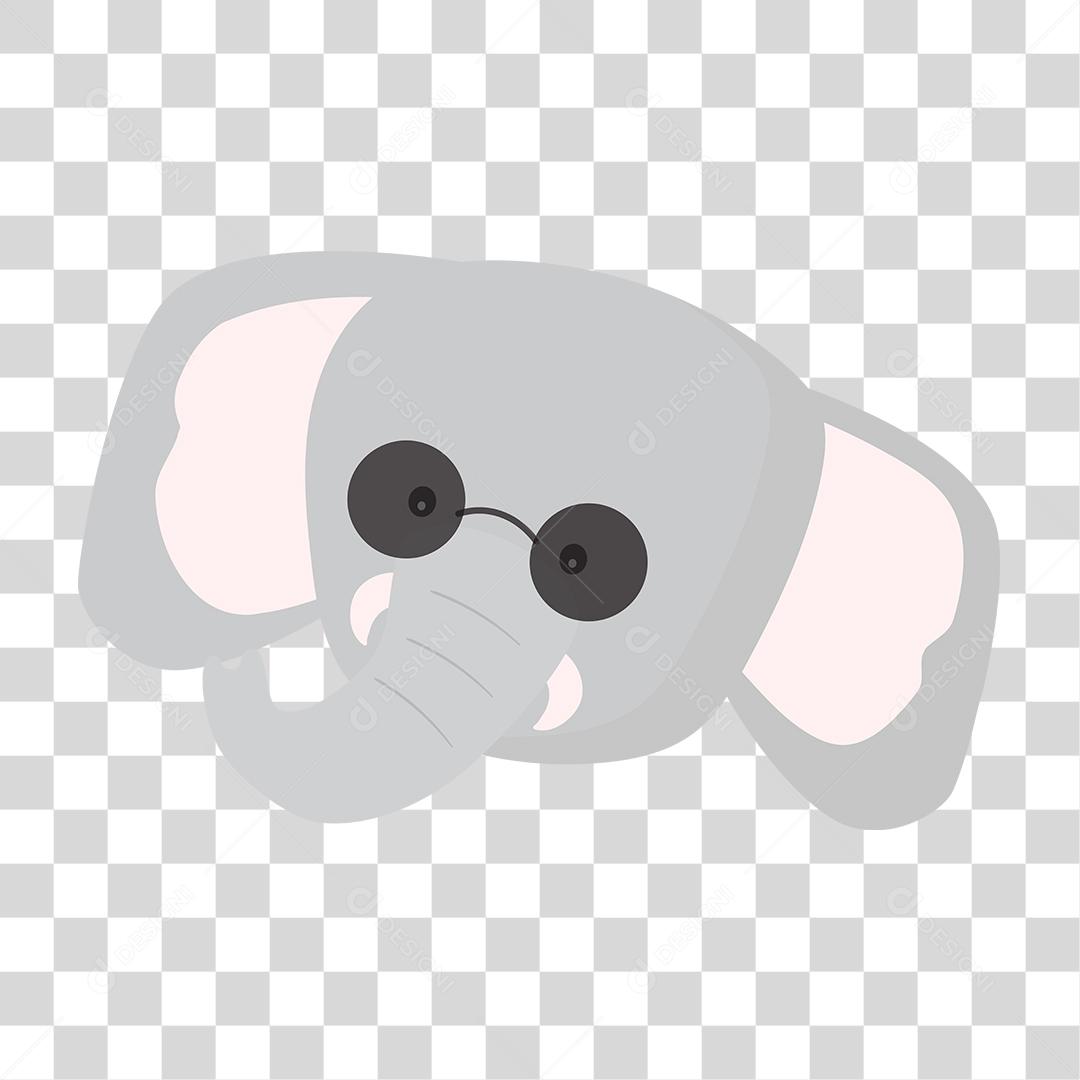 Desenho de animais fofinhos e felizes