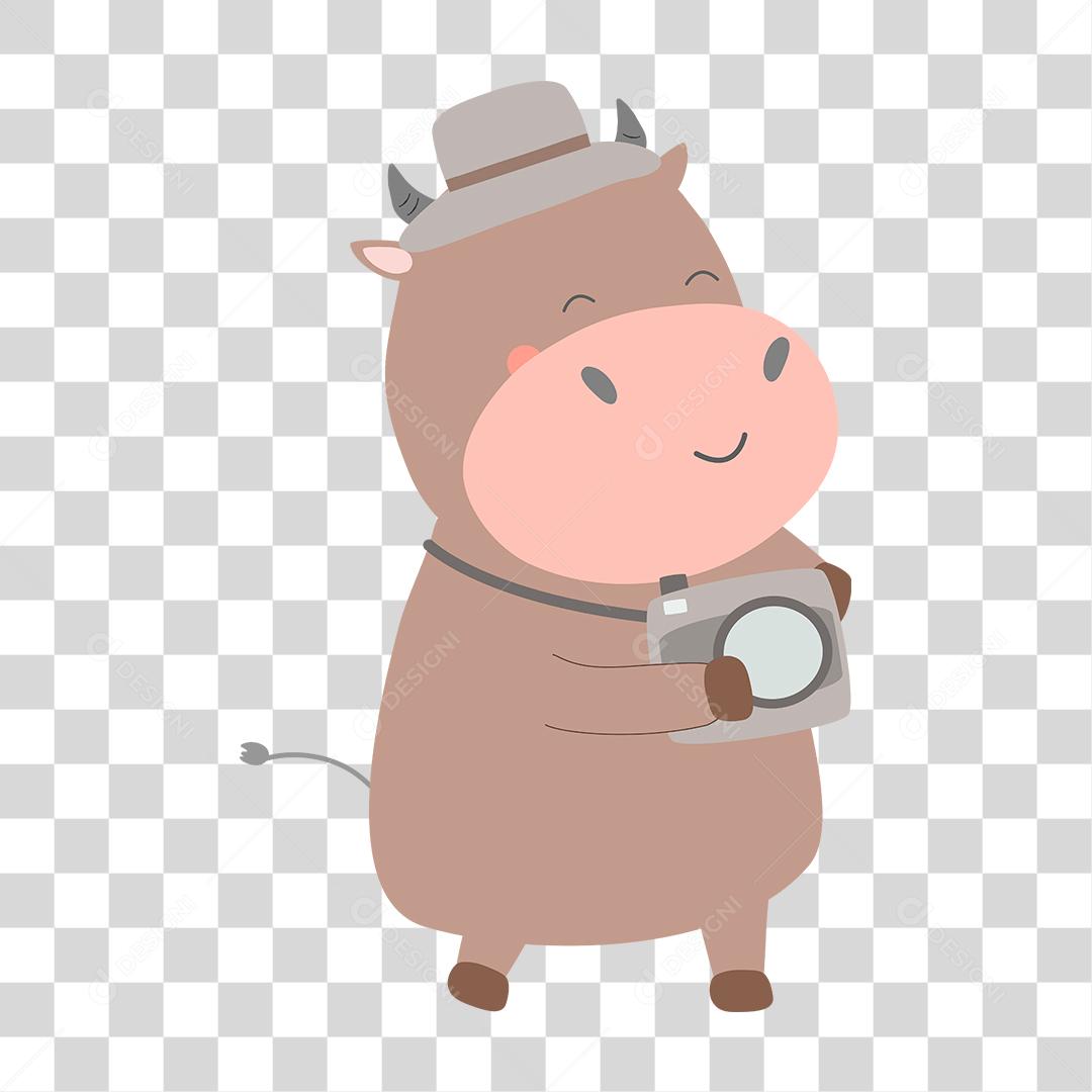 Desenho de animais fofinhos e felizes