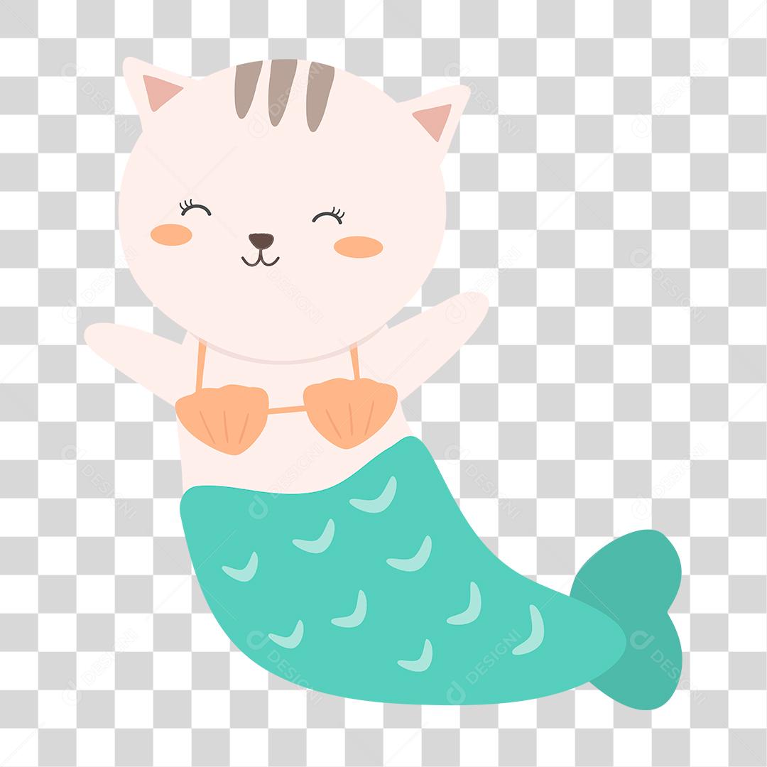 Desenho de um animal fofinho e feliz