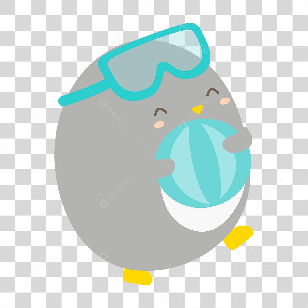 Desenho de animais fofinhos e felizes brincando