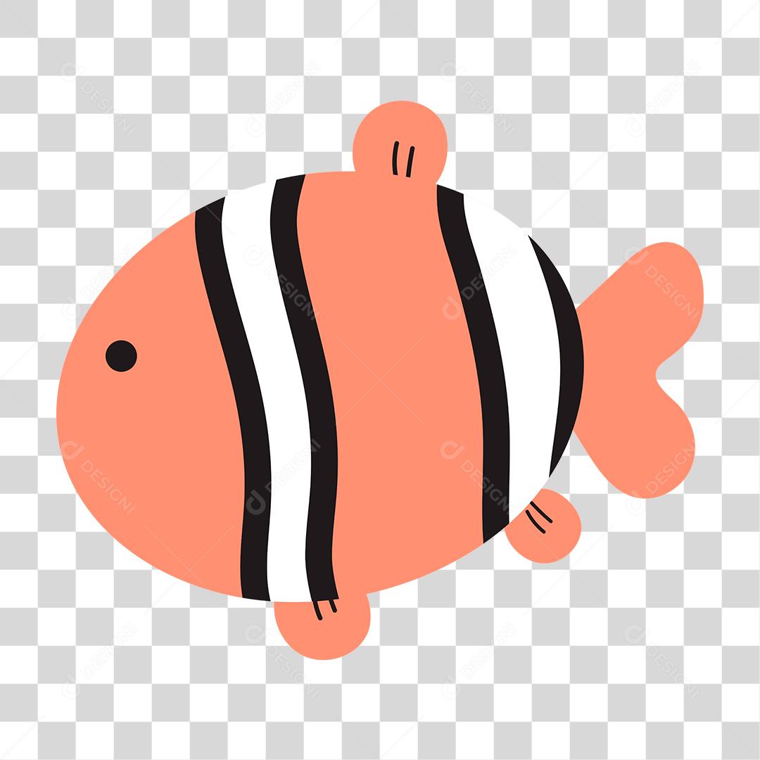 Desenho de um animal aquático