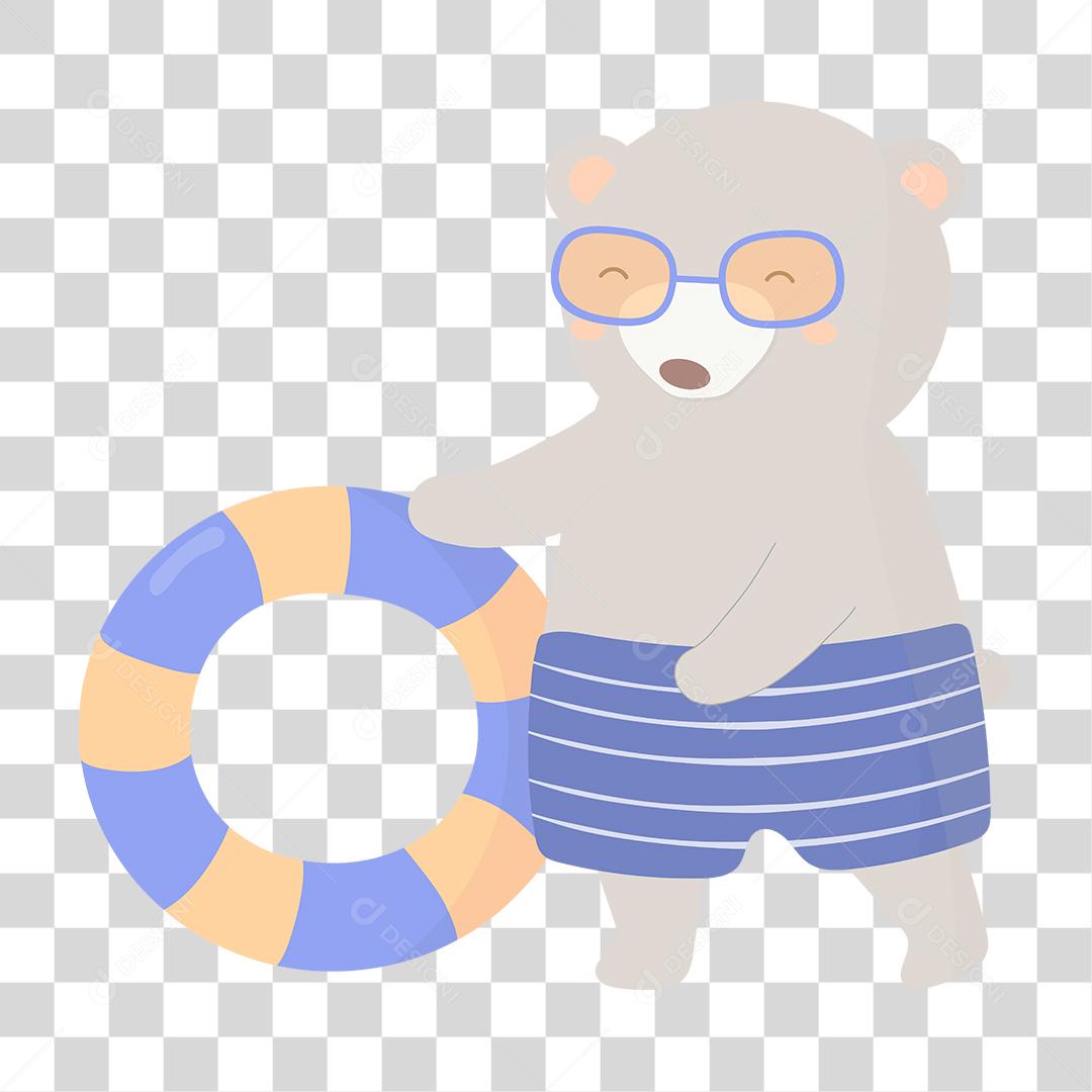 Desenho de animais fofinhos e felizes