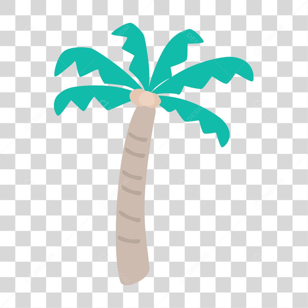 desenho de um coqueiro