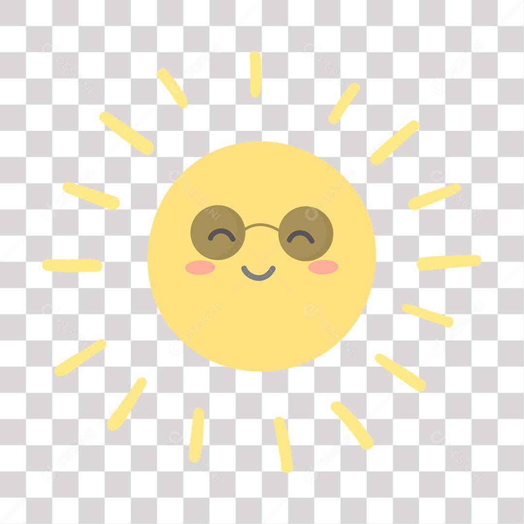 desenho de sol animado png de imagem transparente