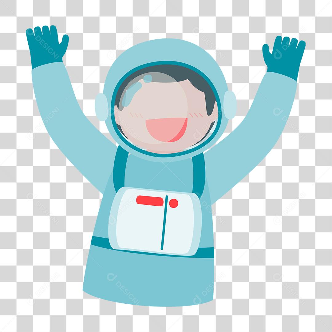 Desenho de homem astronauta