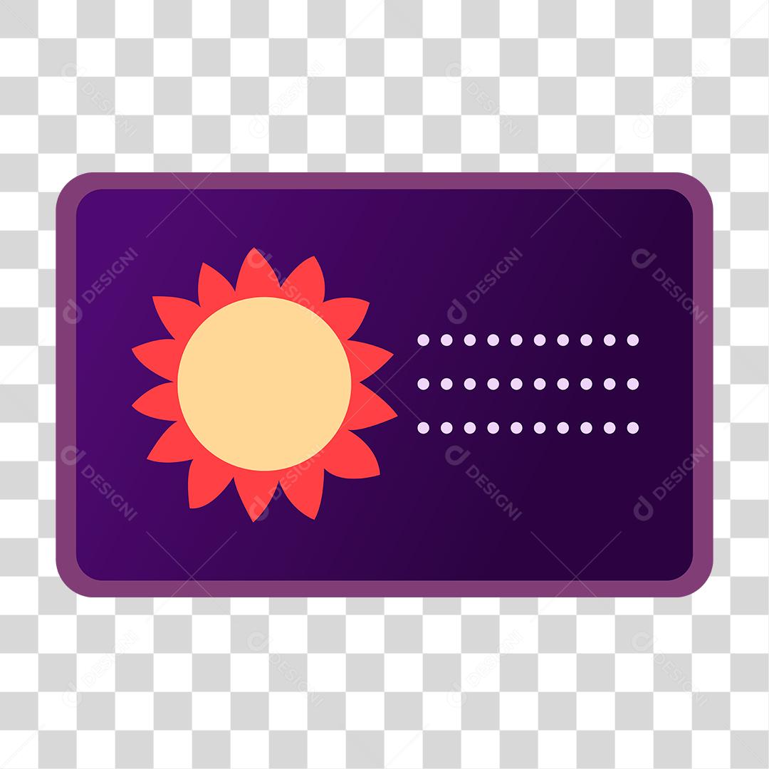 Desenho de cartão planeta