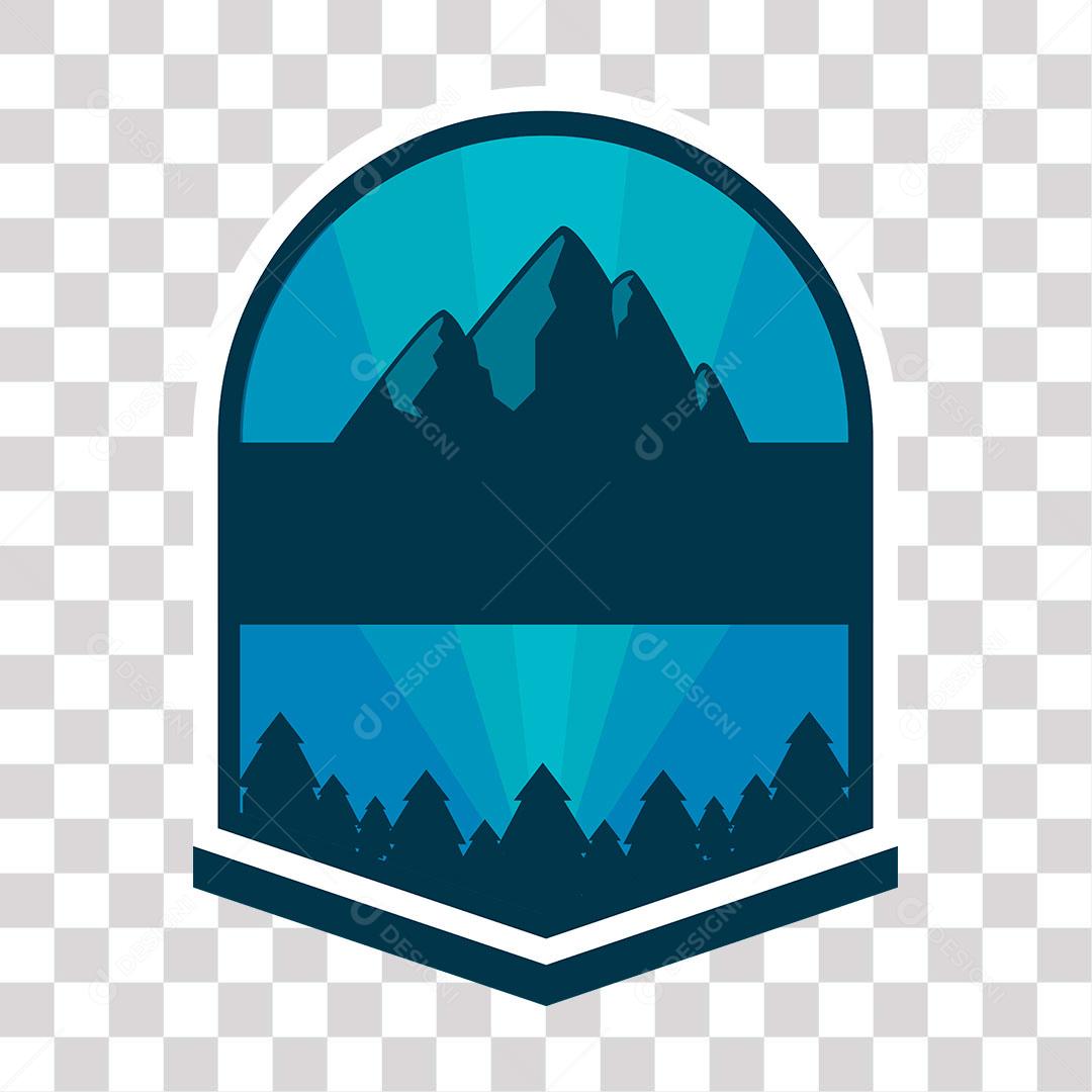 desenho de brasão azul png de imagem transparente