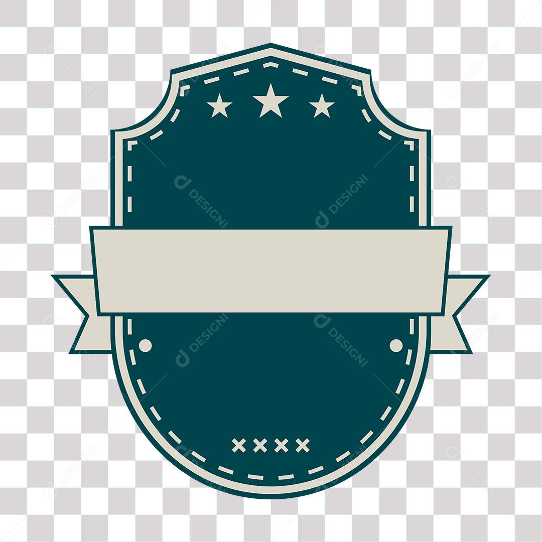 desenho de brasão em forma de escudo