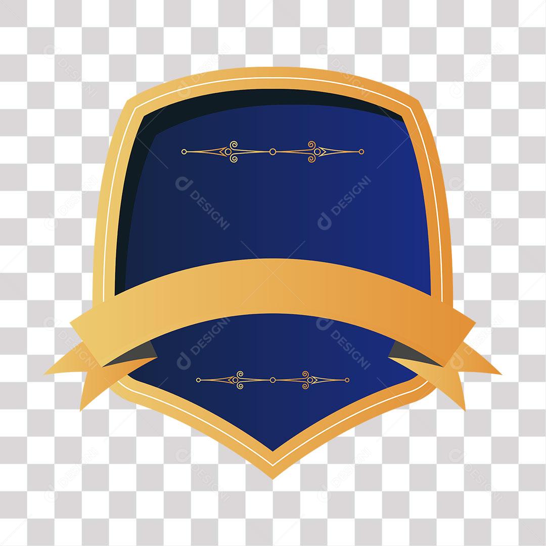 desenho de brasão em forma de escudo