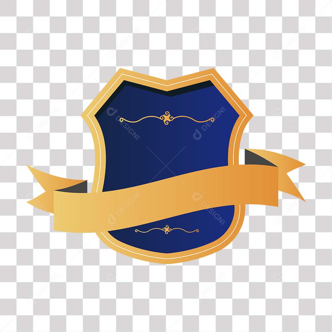 desenho de brasão em forma de escudo