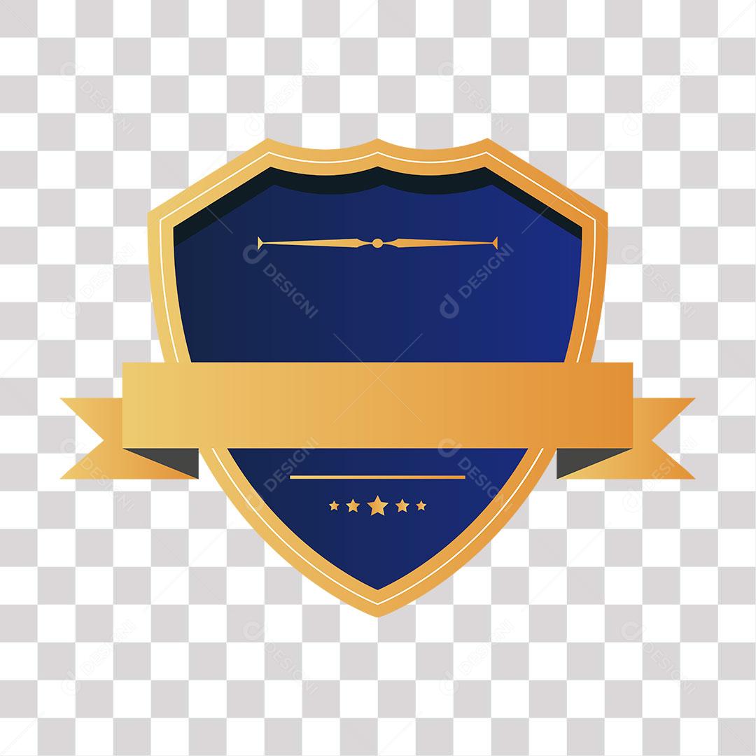 desenho de brasão em forma de escudo