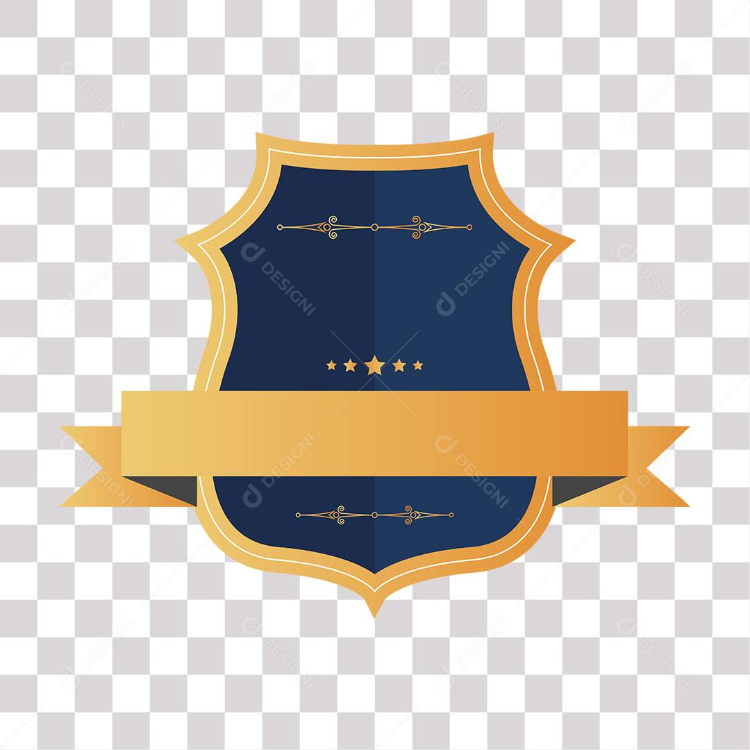 desenho de brasão em forma de escudo