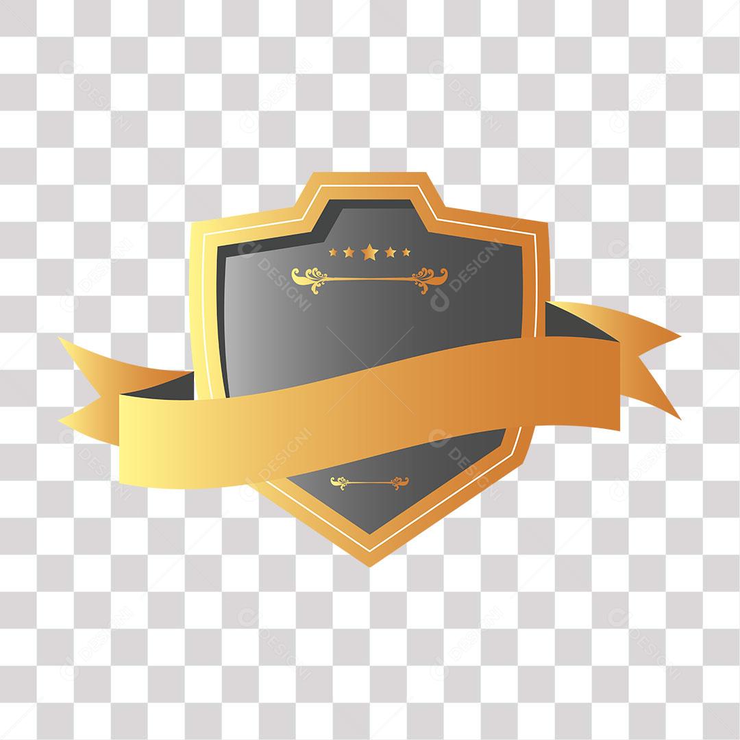 desenho de brasão de escudo em png de imagem transparente