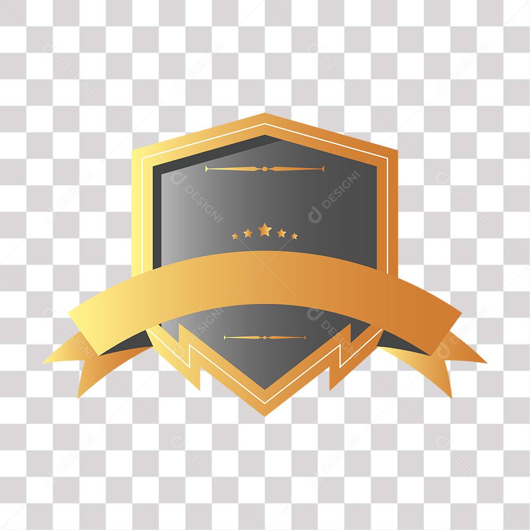 desenho de brasão de escudo em png de imagem transparente