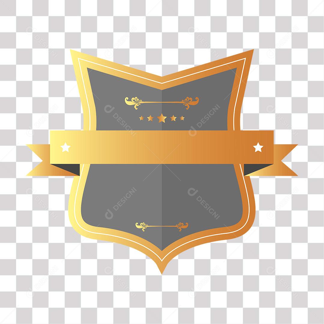 desenho de brasão de escudo em png de imagem transparente