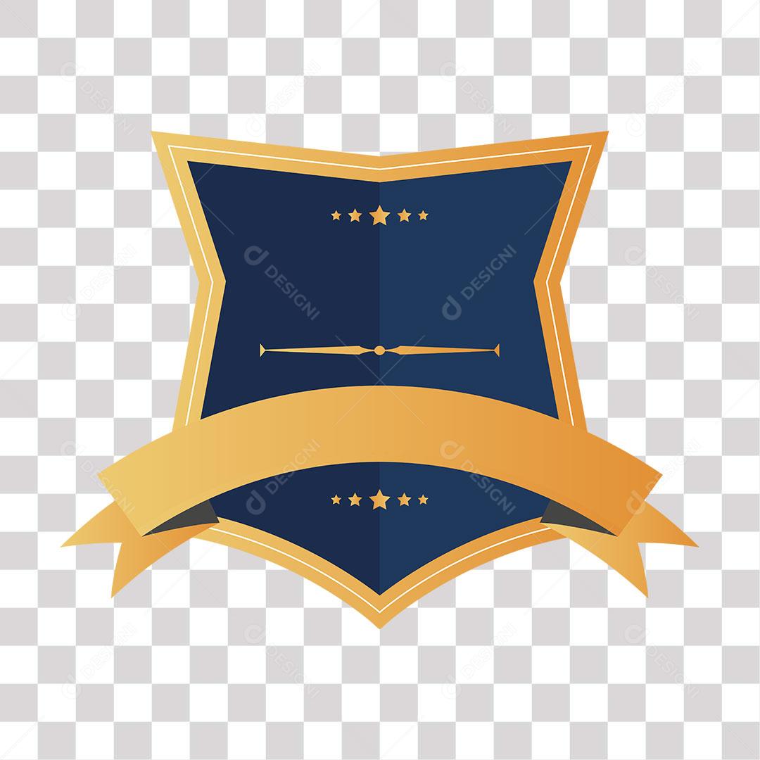 desenho de brasão em forma de escudo