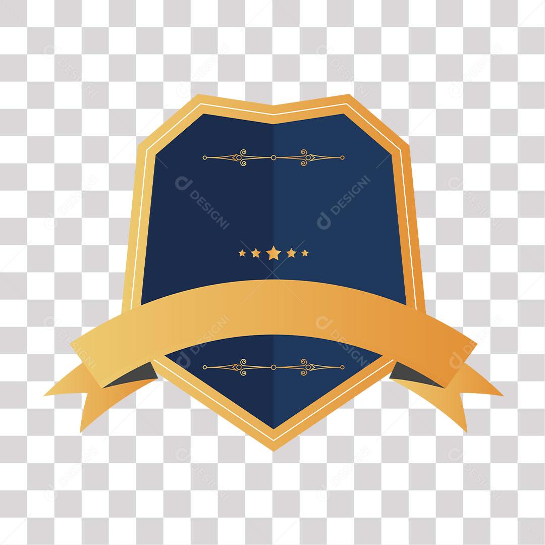 desenho de brasão em forma de escudo