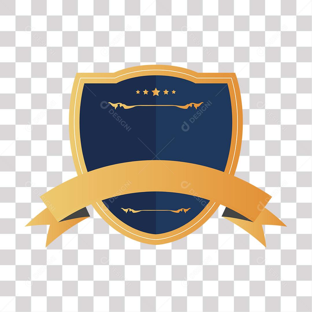 desenho de brasão em forma de escudo