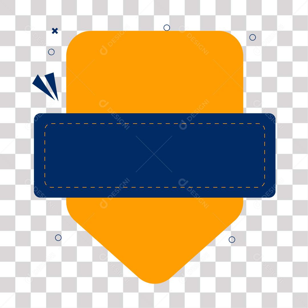 modelo de etiqueta  em png de imagem transparente