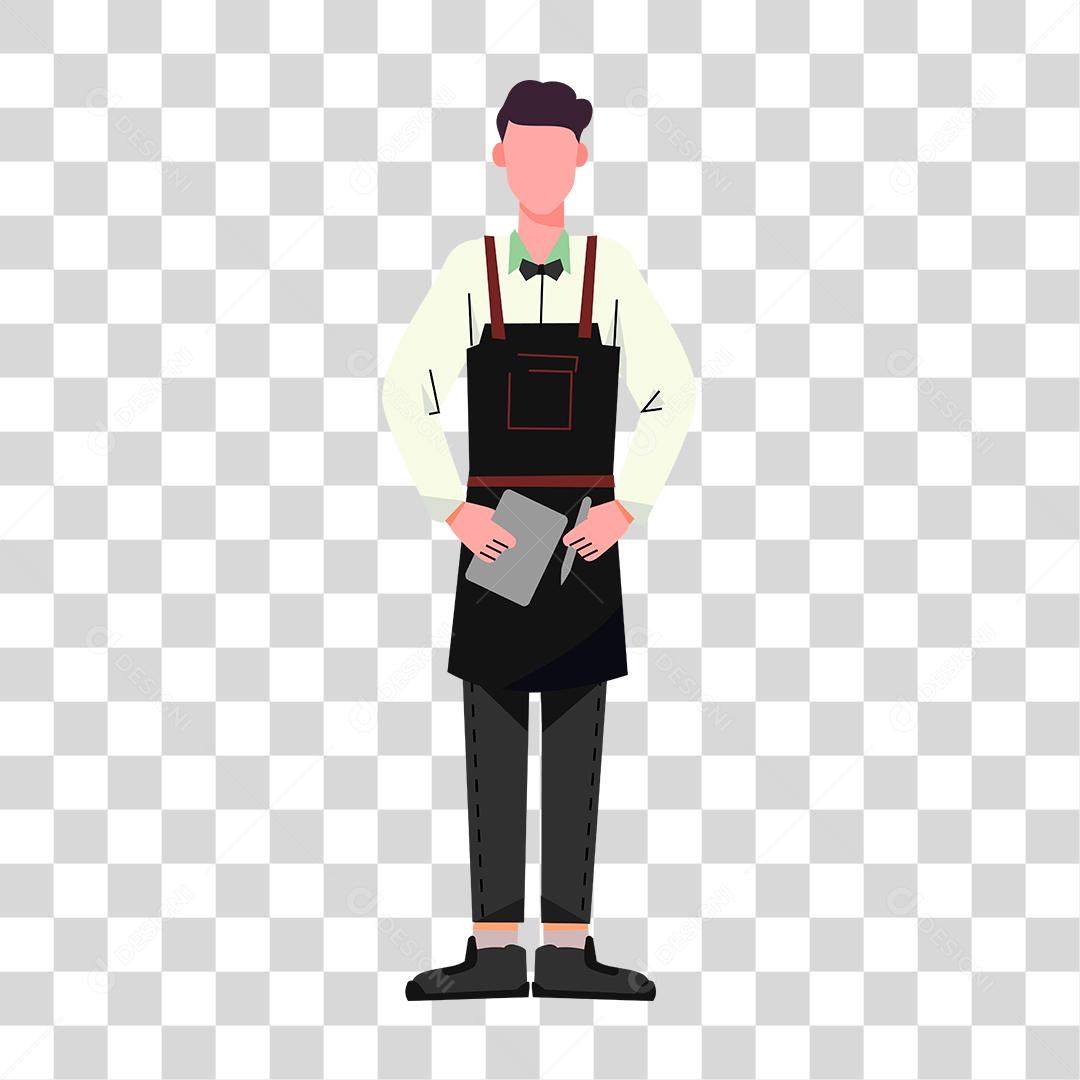 Desenho de pessoas trabalhando em suas profissões