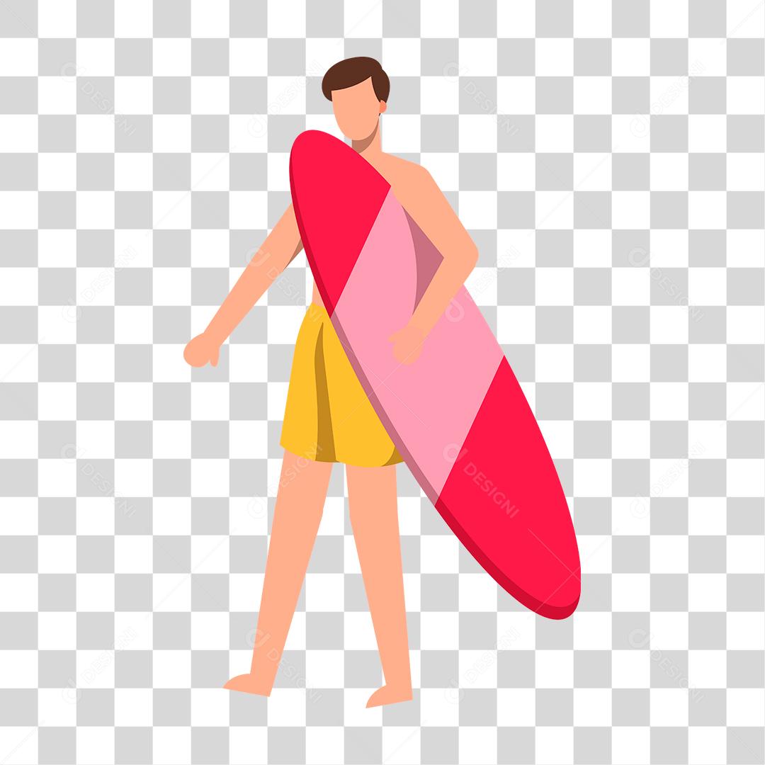 Desenho de pessoas vestidas com roupas de banho